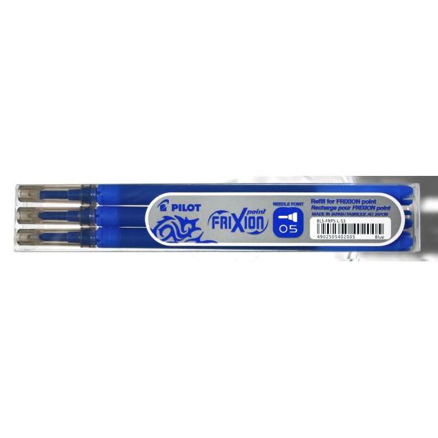 Photo de Recharges stylo bille - Pointe fine - Frixion Ball - Pilot - Bleu - Pilot