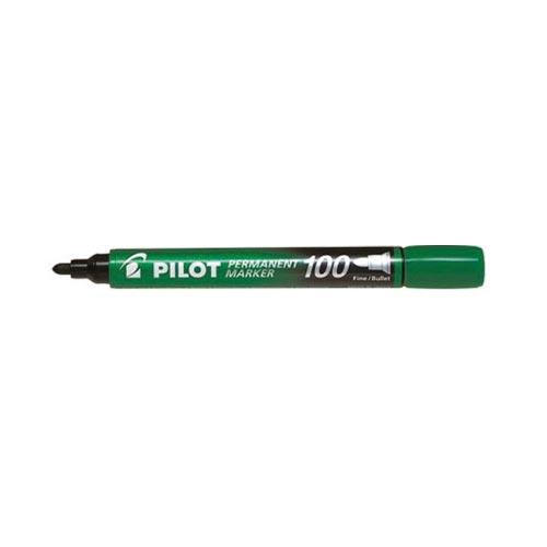 Photo de Marqueur permanent - pointe ogive 1 - Pilot 103 - Vert - Pilot