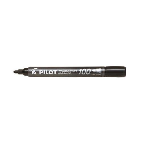 Photo de Marqueur permanent - pointe ogive 1 - Pilot 104 - Noir - Pilot