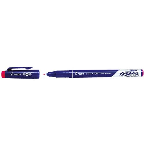 Foto van Viltstift - Frixion Fineliner - Pilot - Rood - Pilot
