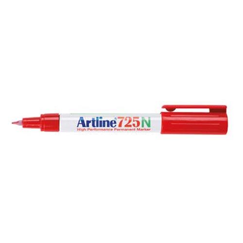 Photo de Marqueur - pointe ogive - 0,7mm - Artline 725N - Rouge - Artline