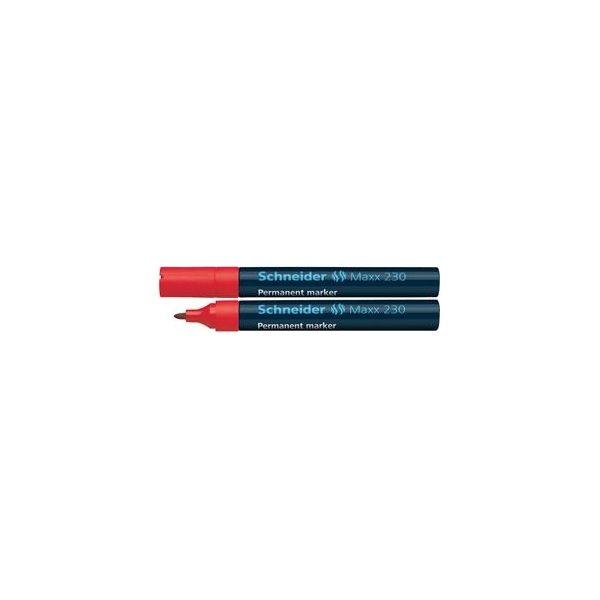 Photo de Marqueur - pointe ogive - 1,5mm - Schneider 230 - Rouge - Schneider