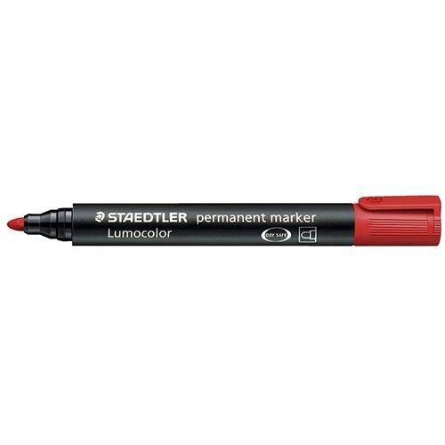 Photo de Marqueur - Pointe ogive - 2mm - Lumocolor 352  - Rouge - Staedtler