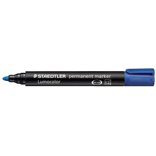 Photo de Marqueur - Pointe ogive - 2mm - Lumocolor 352  - Bleu - Staedtler