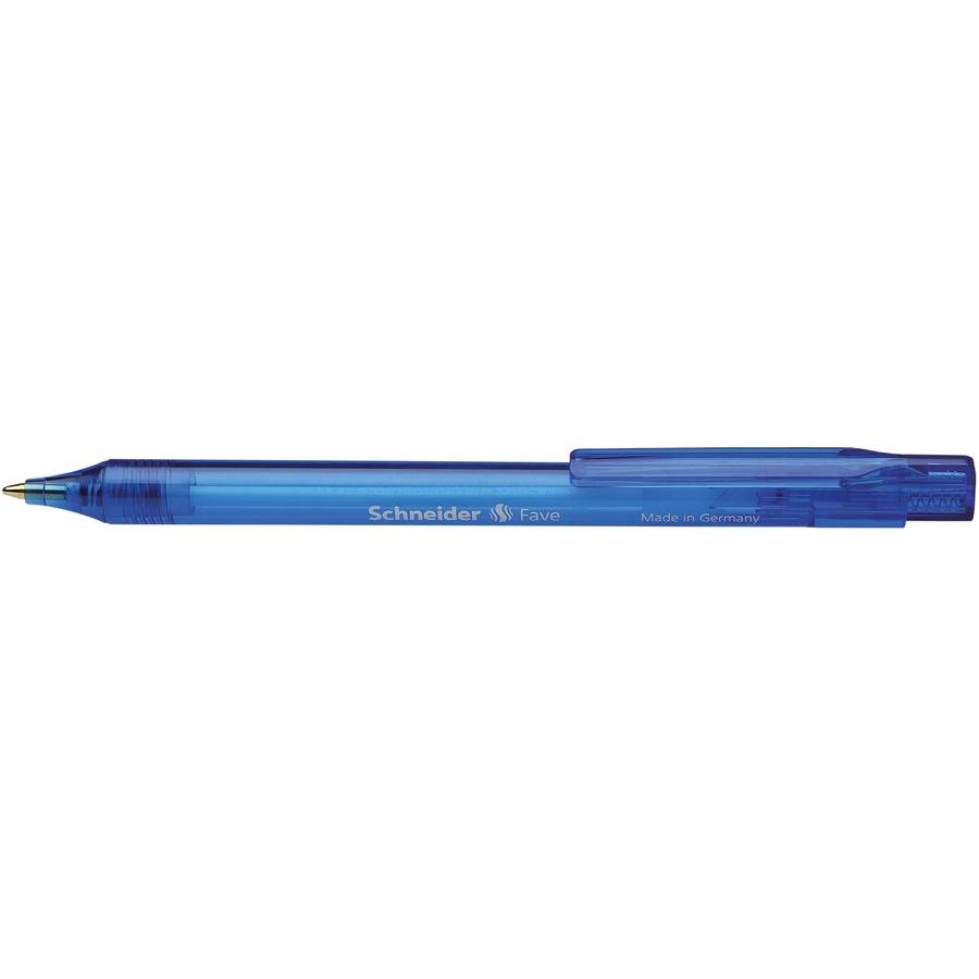 Photo de Stylo bille réctractable - Fave - Bleu - Schneider