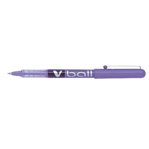 Foto van Rolkogel - metalen punt V-bal - Violet - Pilot