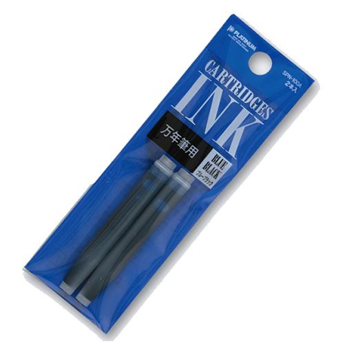 Photo de Cartouche d'encre bleu pour stylo-plume Preppy (2) - Bleu - Platinum