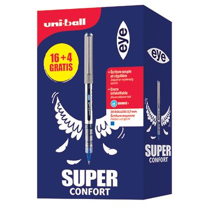 Foto van Rolkogel - Oog 0,5mm - Set - UB157 - Blauw - Uni-Ball