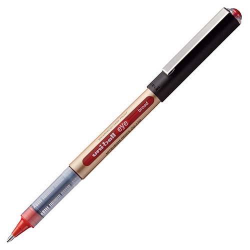 Foto van Rollerball - Oog breed - UB150 - Rood - Uni-Ball