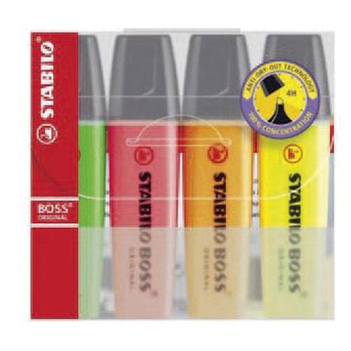 Photo de Surligneur fluo - Pack - Stabilo Boss - Multicolore - Stabilo