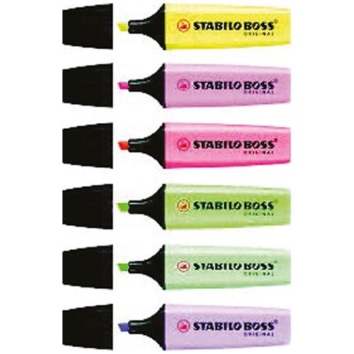 Photo de Surligneur pastel - Pack - Stabilo boss - Multicolore - Stabilo