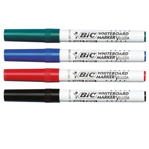 Photo de Marqueur tableau blanc - pack - Velleda 41 - Multicolore - Bic