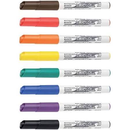 Photo de Marqueur tableau blanc - pack - Velleda 41 - Multicolore - Bic