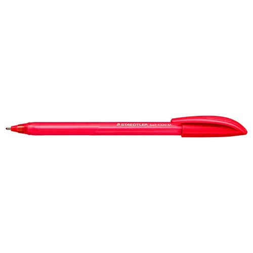 Photo de Stylo-bille non rétractable - Rouge - Staedtler