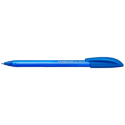 Photo de Stylo-bille non rétractable - Bleu - Staedtler