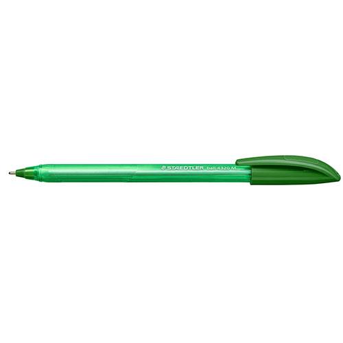 Photo de Stylo-bille non rétractable - Vert - Staedtler