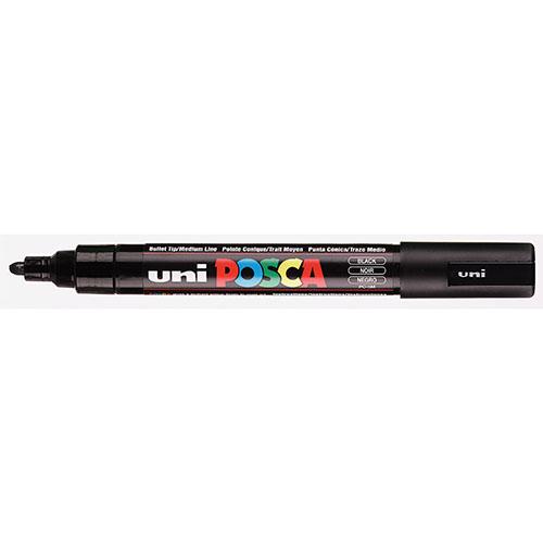 Photo de Marqueur permanent - 2.5 mm - Noir - Uni-Ball