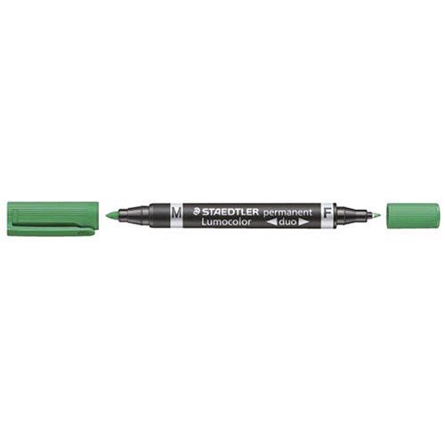 Photo de Marqueur - Lumocolor Duo - Vert - Staedtler