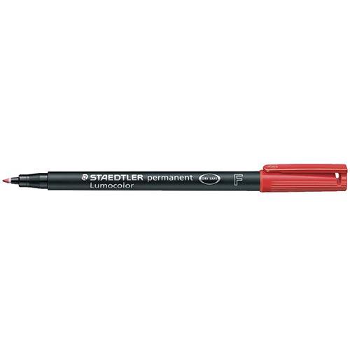 Photo de Marqueur - 0,6mm - Lumocolor 318 - Rouge - Staedtler