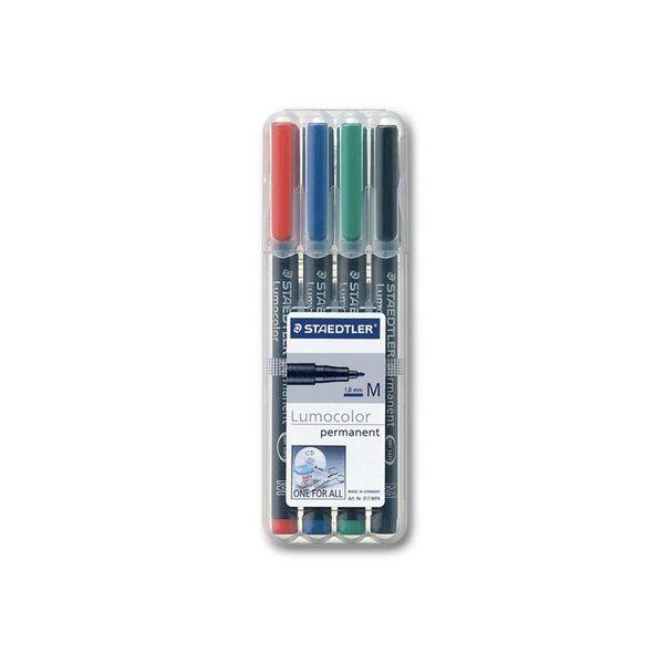 Photo de Marqueur - 0,8mm - pack - Lumocolor 318 - Multicolore - Staedtler