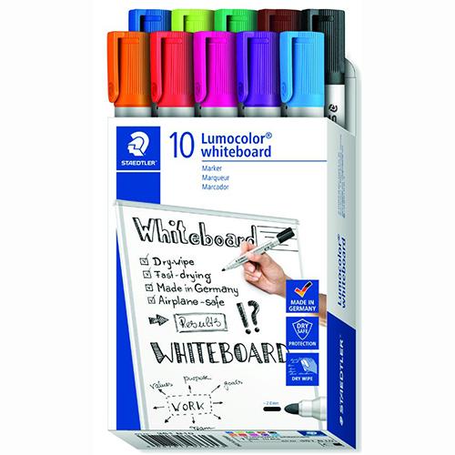 Photo de Marqueur tableau blanc - pack - Staedtler 351 - Multicolore - Staedtler