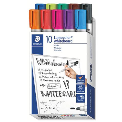 Photo de Marqueur tableau blanc - pack - Staedtler 351 - Multicolore - Staedtler