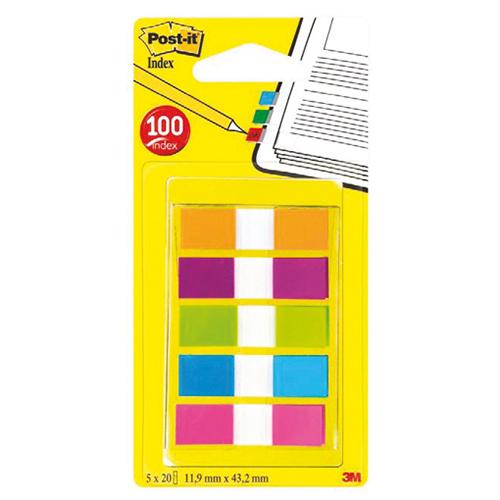 Photo de Etui de 4 x 35 Post-it index 12mm standard  - Multicolore - Post-it