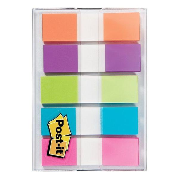 Photo de Etui de 5 x 20 Post-it index 12mm standard  - Multicolore - Post-it