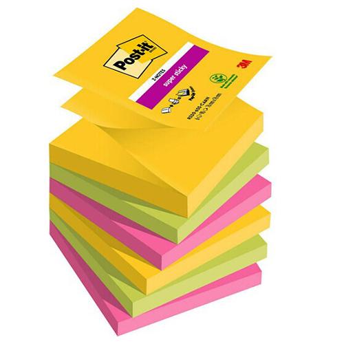 Photo de Post-it Z-Notes Carnival 76x76mm - Post-it