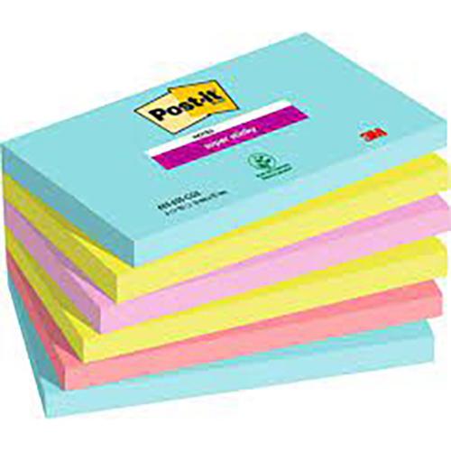 Photo de Post-it  Sticky Cosmic - 127x76 (lot6) - Multicolore - Post-it