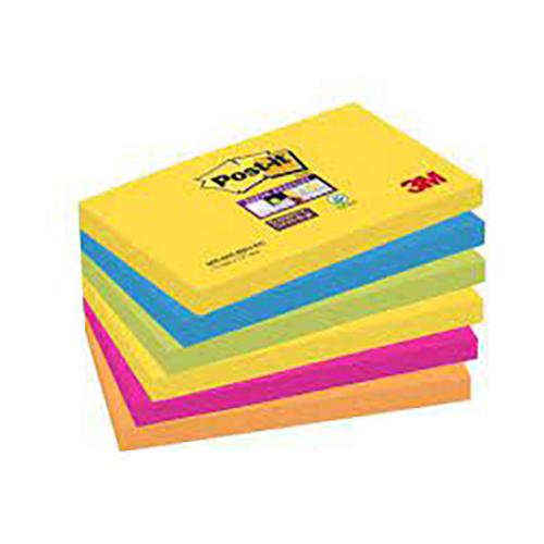 Photo de Post-it  Sticky Carnival - 127x76 (lot6) - Multicolore - Post-it