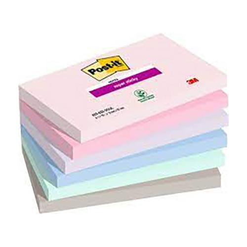 Photo de Post-it  Sticky Soulful - 127x76 (lot6) - Multicolore - Post-it