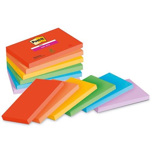 Photo de Post-it  Sticky Playful 127x76 (lot6) - Multicolore - Post-it