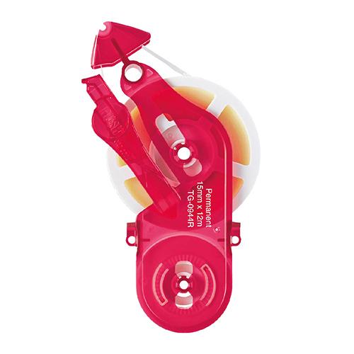 Photo de Recharge pr roller colle permanent 15mmx15m Plus MX - Rouge - Plus