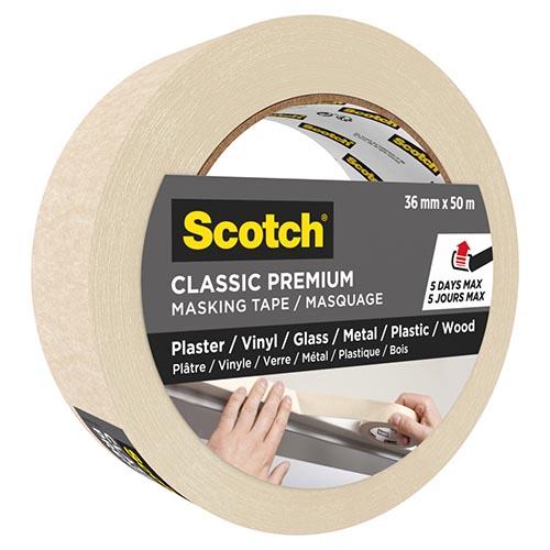 Photo de Ruban masquage Scotch Classic Premium - beige - Scotch