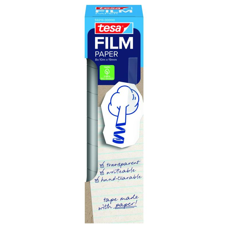 Photo de Adhésif Tesafilm papier - 33 x 19 mm Tour de 8 - 565330