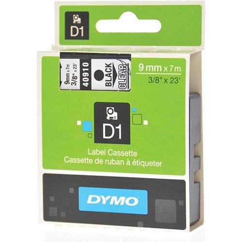 Photo de Ruban Dymo - 9 mm x 7 m - noir sur transparent - Multicolore - Dymo