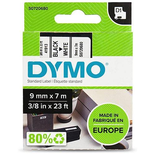 Photo de Ruban Dymo - 9 mm x 7 m - noir sur blanc - Multicolore - Dymo