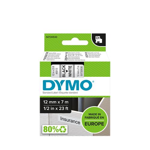 Photo de Ruban Dymo - 12 mm x 7 m - noir sur blanc - Multicolore - Dymo