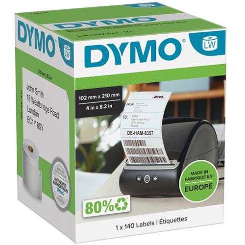 Photo de Etiquette LWriter DHL 102x210mm (140 étiq/rouleau) - Blanc - Dymo