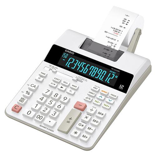 Photo de Calculatrice de bureau à imprmante Casio FR - Blanc - Casio