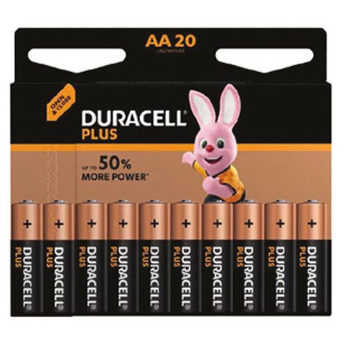 Photo de Piles Duracell Power Plus AA LR06  - blister 20
