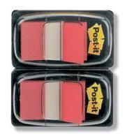 Photo de Post-it index standard 25 mm - Rouge - Post-it