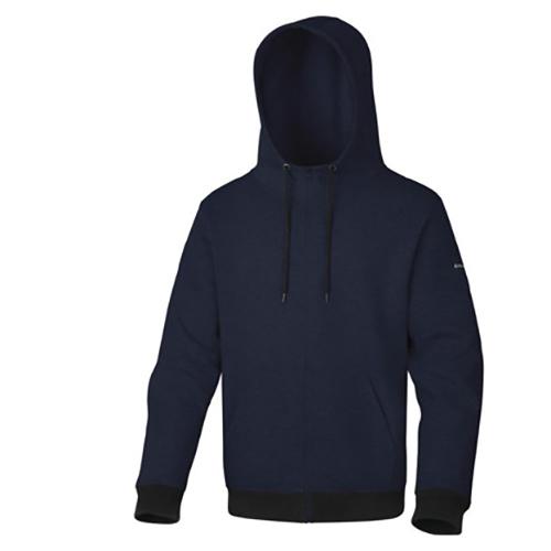Foto van Arezzo sweatshirt jack - grijs - maat L - Grijs - Deltaplus