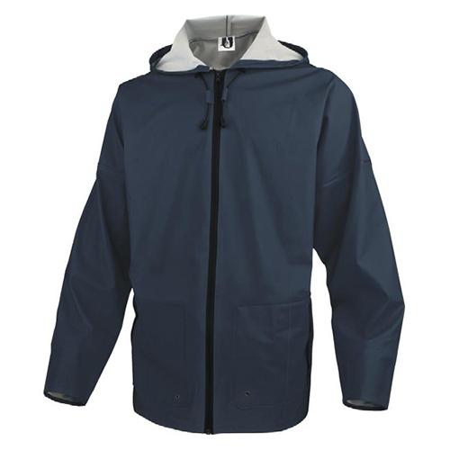 Foto van Marineblauwe regenjas - 850VES - maat L - Blauw - Deltaplus