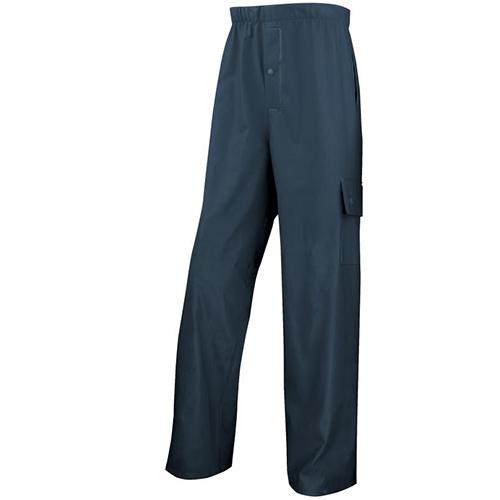 Foto van Marineblauwe regenbroek - 850PAN - maat XL - Blauw - Deltaplus