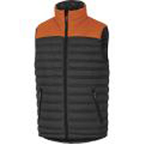 Photo de Gilet doudoune G-Doon gris-orange - taille S - Gris - Deltaplus