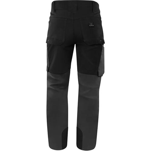 Photo de Pantalon de travail Mach 5 coton/polyester gris/noir - S - Gris - Deltaplus