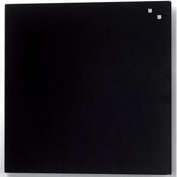 Photo de Tableau magnétique verre Naga 100x100cm - Noir - Naga