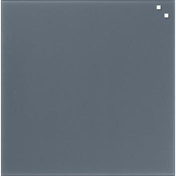 Photo de Tableau magnétique verre Naga 100x100cm - Gris - Naga